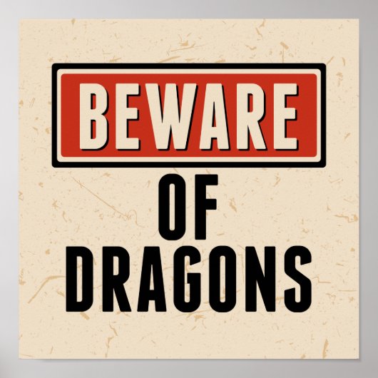 Happy Halloween | Pas op voor Dragons Poster (Voorkant)
