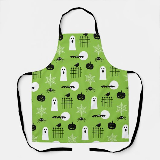 Happy Halloween Pattern Schort (Voorkant)