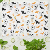 Happy Halloween Pattern Theedoek (Gevouwen)