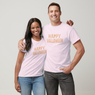 Happy Halloween Paw Print T-shirt | Dierenliefhebb