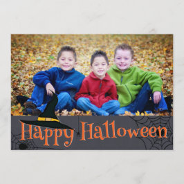 Happy Halloween-Pet fotokaart Kaart