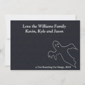 Happy Halloween-Pet fotokaart Kaart (Achterkant)