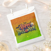 Happy Halloween plezier faux glitter Bedankzakje (Geknipt)