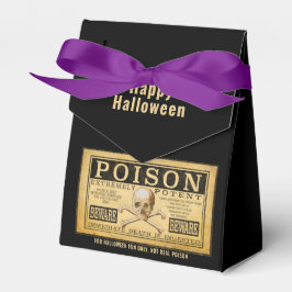 Happy Halloween "POISON" Favor Box Bedankdoosjes