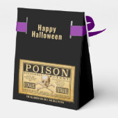 Happy Halloween "POISON" Favor Box Bedankdoosjes (Achterkant)