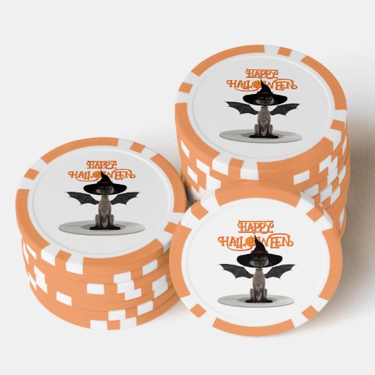 Happy Halloween. Poker Chips (Opstapeling)