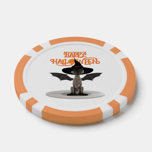 Happy Halloween. Poker Chips (Enkel)