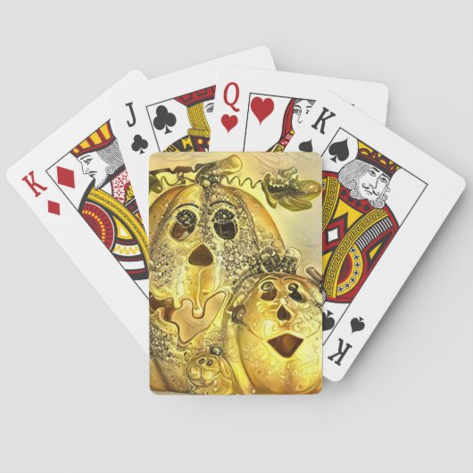 Happy Halloween Pokerkaarten (Achterkant)