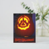 Happy Halloween pomkin Briefkaart (Staand voorkant)