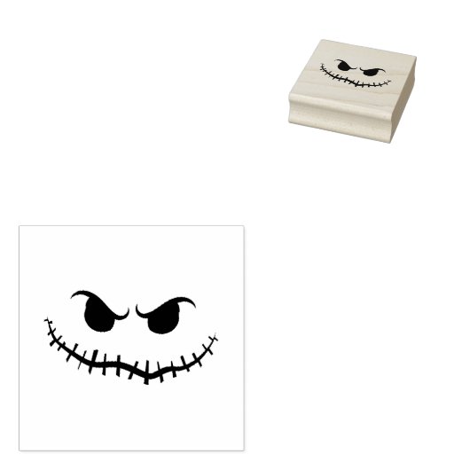 Happy Halloween pomkin Rubberstempel (Gestempeld)