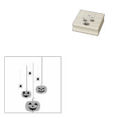 Happy Halloween pomkin Rubberstempel (Gestempeld)