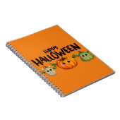 Happy Halloween pomkins Notitieboek (Rechterzijde)