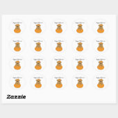 Happy Halloween pompoen Beer Stickers (Vel)