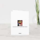 Happy Halloween pompoen decoratie Notitiekaartje (Achterkant)