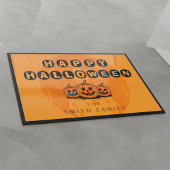 Happy Halloween Pompoen Familie Custom Home Deurmat