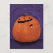 Happy Halloween pompoen Jack Lantern Briefkaart (Voorkant)