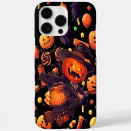Happy Halloween pompoen kunstwerk iPhone 16 Pro Max Hoesje