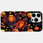 Happy Halloween pompoen kunstwerk Case-Mate iPhone Case (Achterkant (horizontaal))