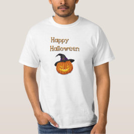 Happy Halloween-pompoen met Pet T-shirt