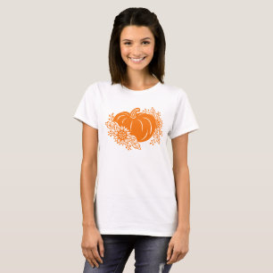 Happy Halloween Pompoen Print T-shirt & Kleding