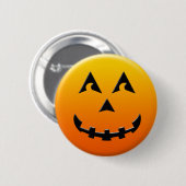 Happy Halloween-pompoen Ronde Button 5,7 Cm (Voorkant /achterkant)