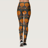 Happy Halloween | pompoen | suikermaïs Leggings (Achterkant)