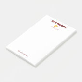 Happy Halloween pompoen waterverf Post-It Notities Post-it® Notes (Schuin)