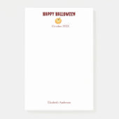 Happy Halloween pompoen waterverf Post-It Notities Post-it® Notes (Voorkant)