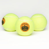 Happy Halloween-pompoenkop met tennisballen (Multi)
