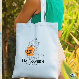 Happy Halloween- Pompoenmarkt- Schattige Boo Tote Bag