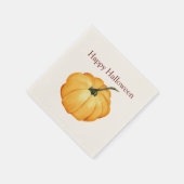 Happy Halloween-pompoenpapier waterverf Napkin Servet (Hoek)