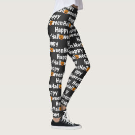 Happy Halloween-pooktaculaire pompoen Jack-lantern Leggings