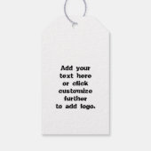 Happy Halloween-Pop door gehakt huis Cadeaulabel (Achterkant)