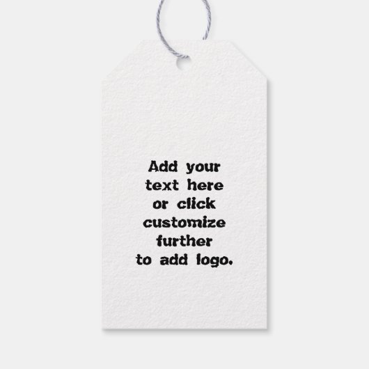 Happy Halloween-Pop door gehakt huis Cadeaulabel (Achterkant)