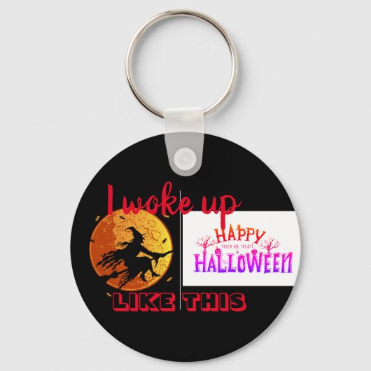 "Happy Halloween" Portekey Sleutelhanger (Voorkant)