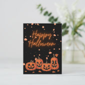 Happy Halloween Postcard Briefkaart (Staand voorkant)