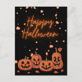 Happy Halloween Postcard Briefkaart (Voorkant)