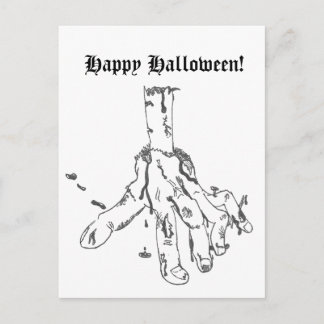 Happy Halloween Postcard Feestdagenkaart