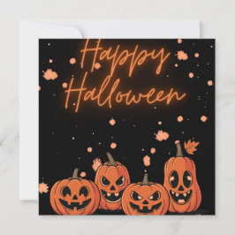 Happy Halloween Postcard Feestdagenkaart