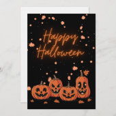 Happy Halloween Postcard Kaart (Voorkant / Achterkant)