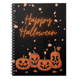 Happy Halloween Postcard Notitieboek