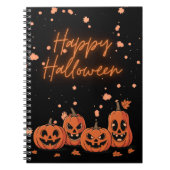 Happy Halloween Postcard Notitieboek (Voorkant)