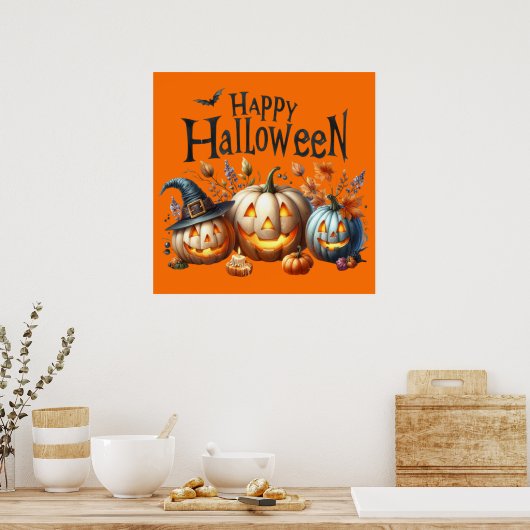 Happy Halloween Poster (Keuken)