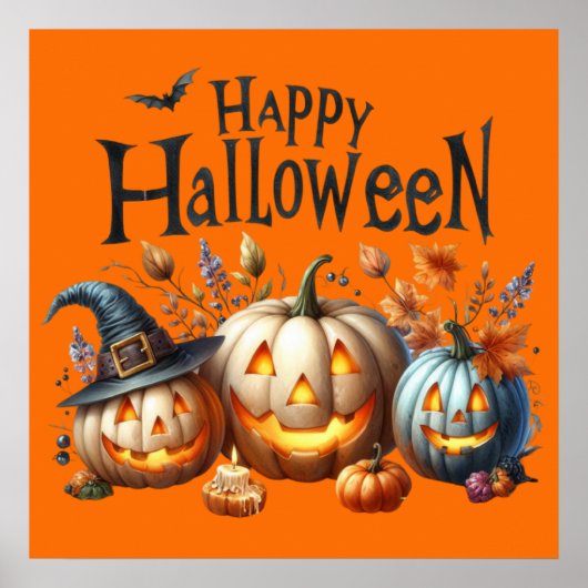 Happy Halloween Poster (Voorkant)