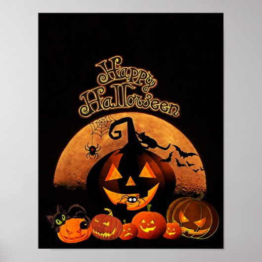 Happy Halloween Poster (Voorkant)