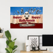 Happy Halloween Poster (Thuiskantoor)
