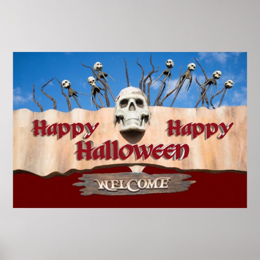 Happy Halloween Poster (Voorkant)