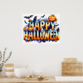 Happy Halloween Poster (Keuken)