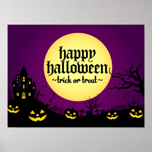 Happy halloween poster (Voorkant)