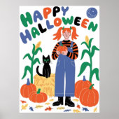 Happy Halloween Poster (Voorkant)
